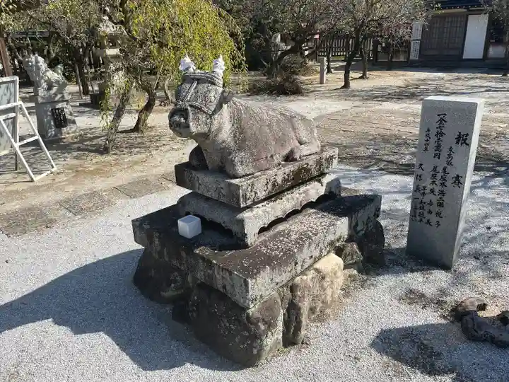 綱敷天満宮の狛犬