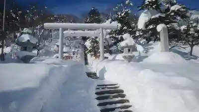 夕張神社の鳥居