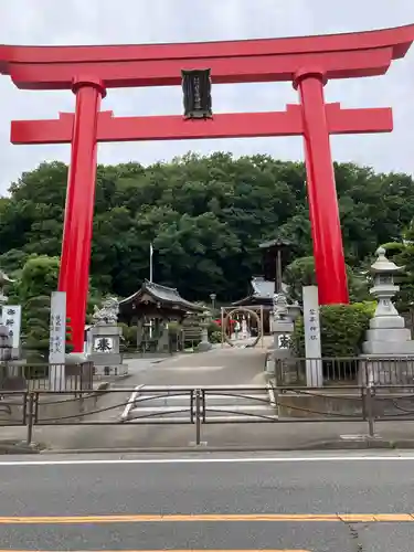 武州柿生琴平神社の鳥居