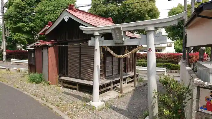 萩山神社の鳥居