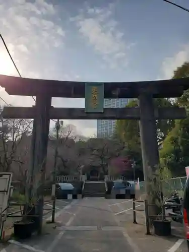 芝東照宮の鳥居