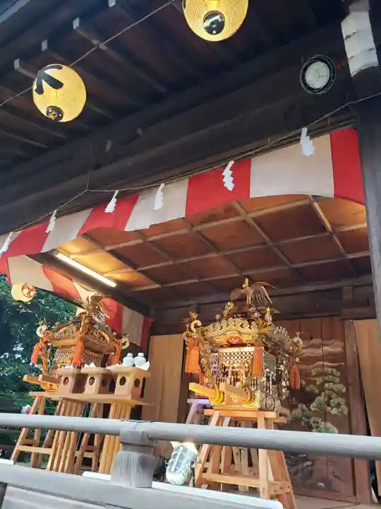神明氷川神社のお祭り
