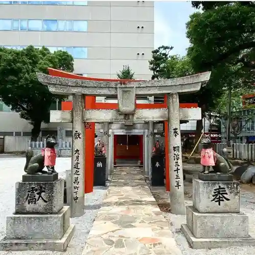 警固神社の鳥居