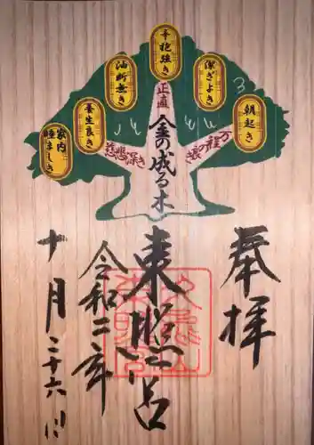 久能山東照宮の御朱印