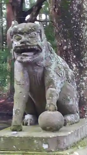 都々古別神社(八槻)の狛犬