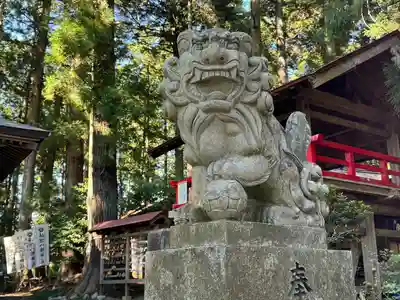 坪沼八幡神社の狛犬