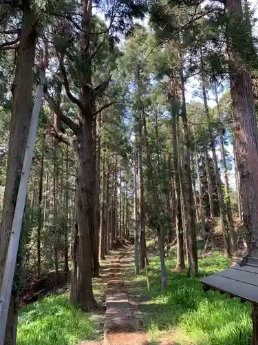 白山神社の景色