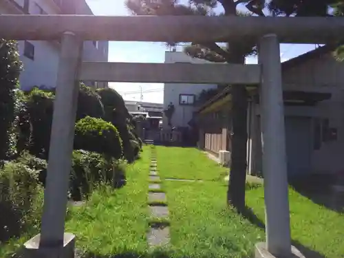 上一色日枝神社の鳥居