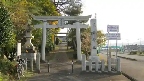 見日神社の鳥居