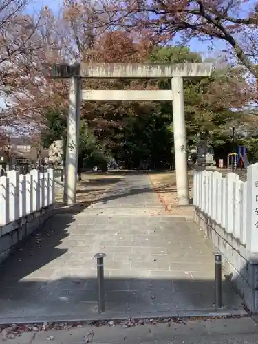 神明大明神社の鳥居