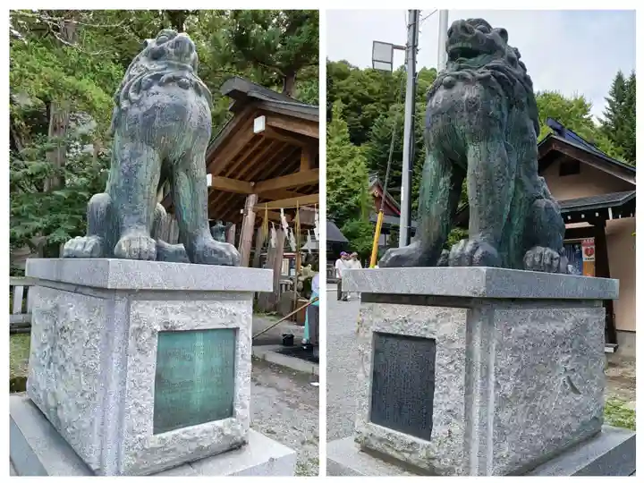 諏訪大社の狛犬