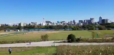 小向三輪神社の景色