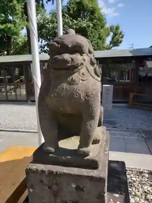 鎮守氷川神社の狛犬