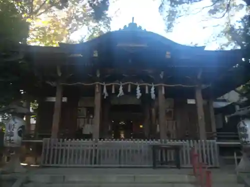 中目黒八幡神社の本殿・本堂