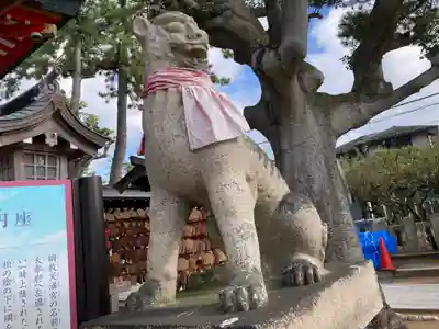 綱敷天満宮の狛犬