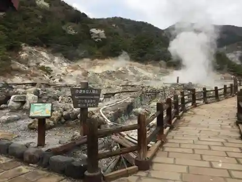 雲仙温泉神社の周辺