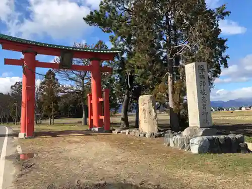 印岐志呂神社の鳥居