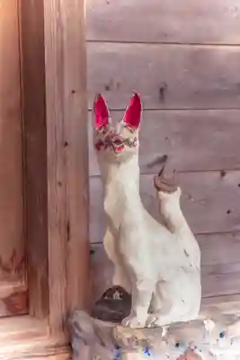 白羽箭稲荷神社の狛犬