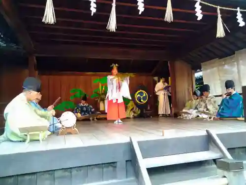 阿智神社の神楽