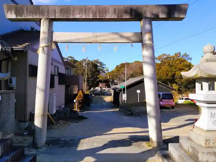 八幡神社(岩滑八幡社)の鳥居