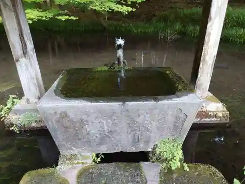 赤城神社(三夜沢町)の手水