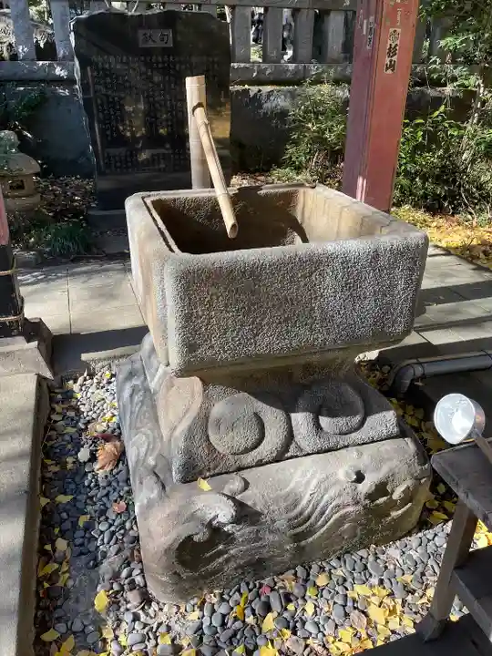 芝東照宮の手水舎