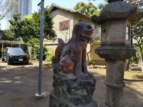 品川神社の狛犬