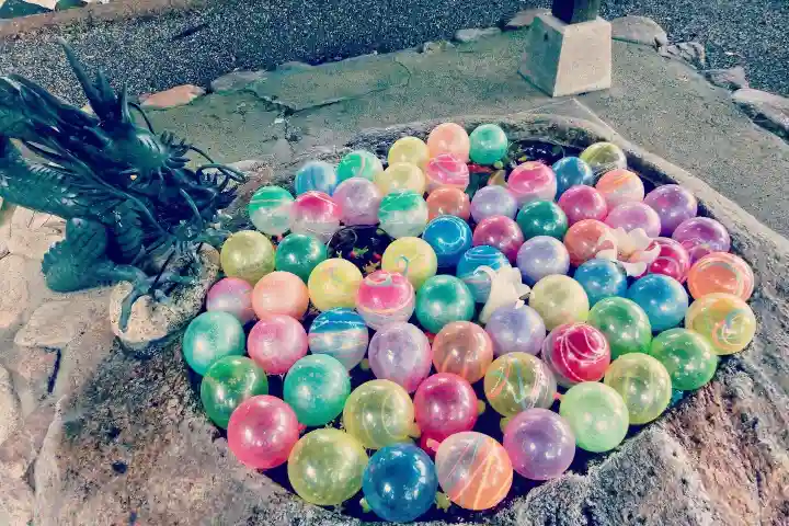 立志神社の手水舎