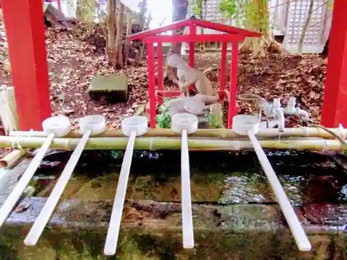 生實神社の手水舎