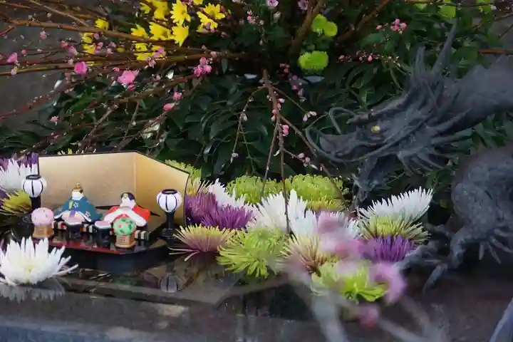 東海市熊野神社の手水舎