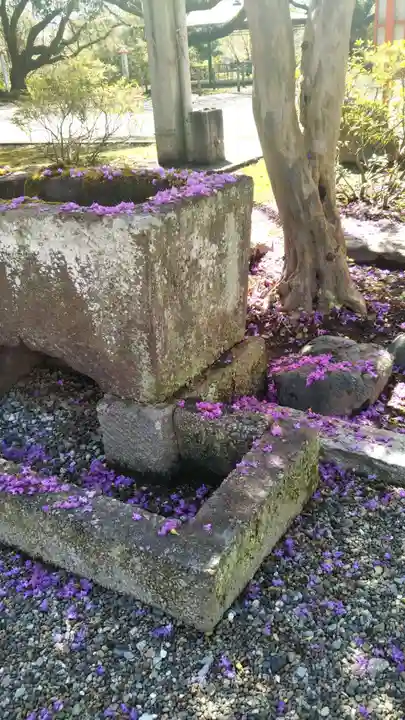 尾曳稲荷神社の手水舎