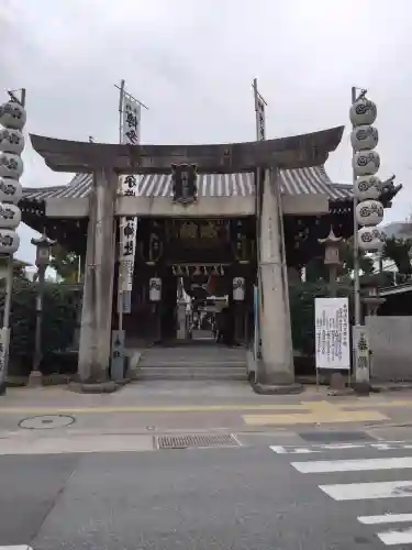 櫛田神社の鳥居