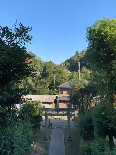 白山神社の鳥居