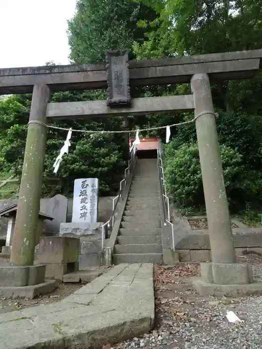 駒岡神明社の鳥居