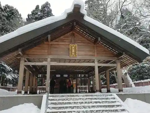 開拓神社の本殿