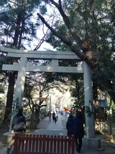 岩槻久伊豆神社の鳥居