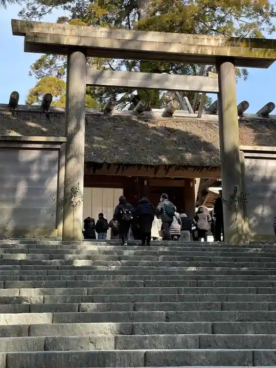 伊勢神宮内宮(皇大神宮)の鳥居