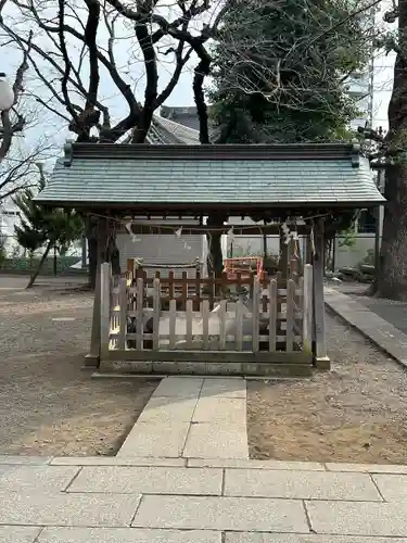 旗岡八幡神社の手水