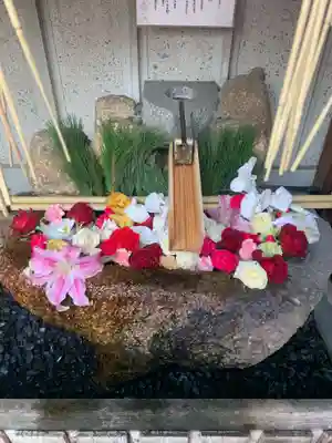 綱敷天神社御旅社の手水舎