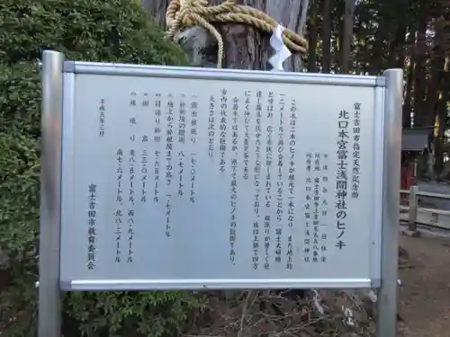 北口本宮冨士浅間神社の歴史