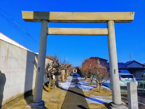 天神社（萩原松山）の鳥居