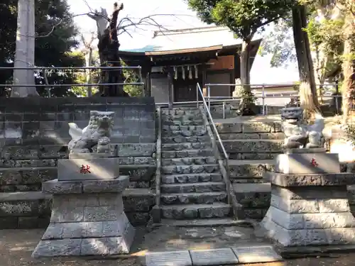 別所白山神社の狛犬