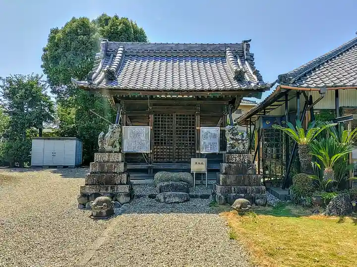 八幡社(稲葉八幡社)の本殿・本堂