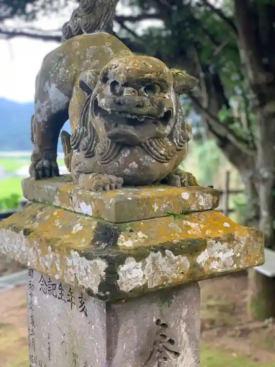 木花神社の狛犬