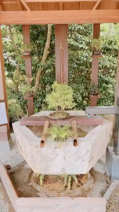 黒髪神社の手水舎