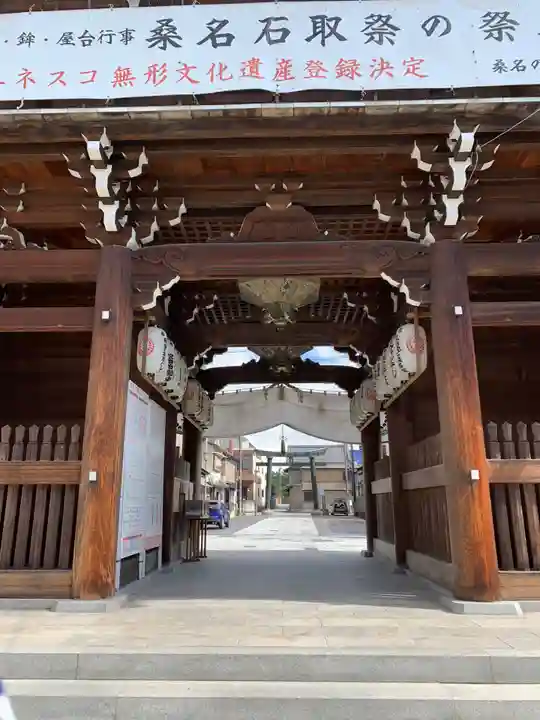 桑名宗社(春日神社)の山門・神門