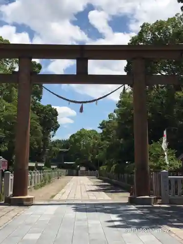 和泉國一之宮　大鳥大社の鳥居