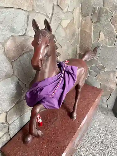 初音森神社の狛犬