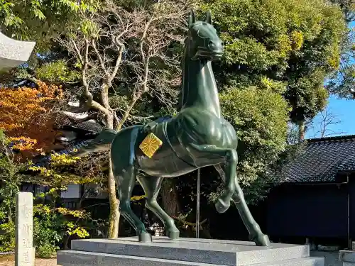 道神社の狛犬