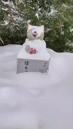 鹿角八坂神社の狛犬